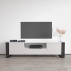 Vesta TV Stand White – Black