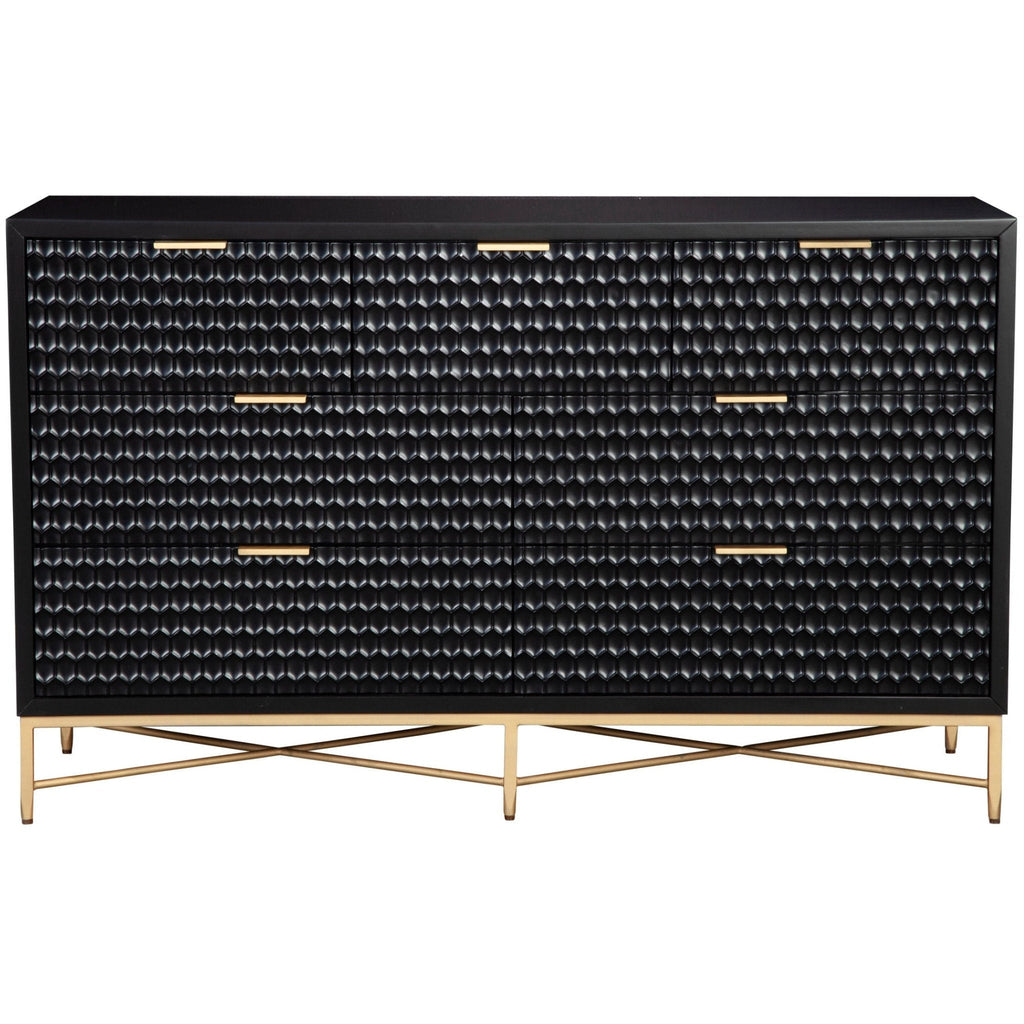 White Pearl 7-Drawer Dresser