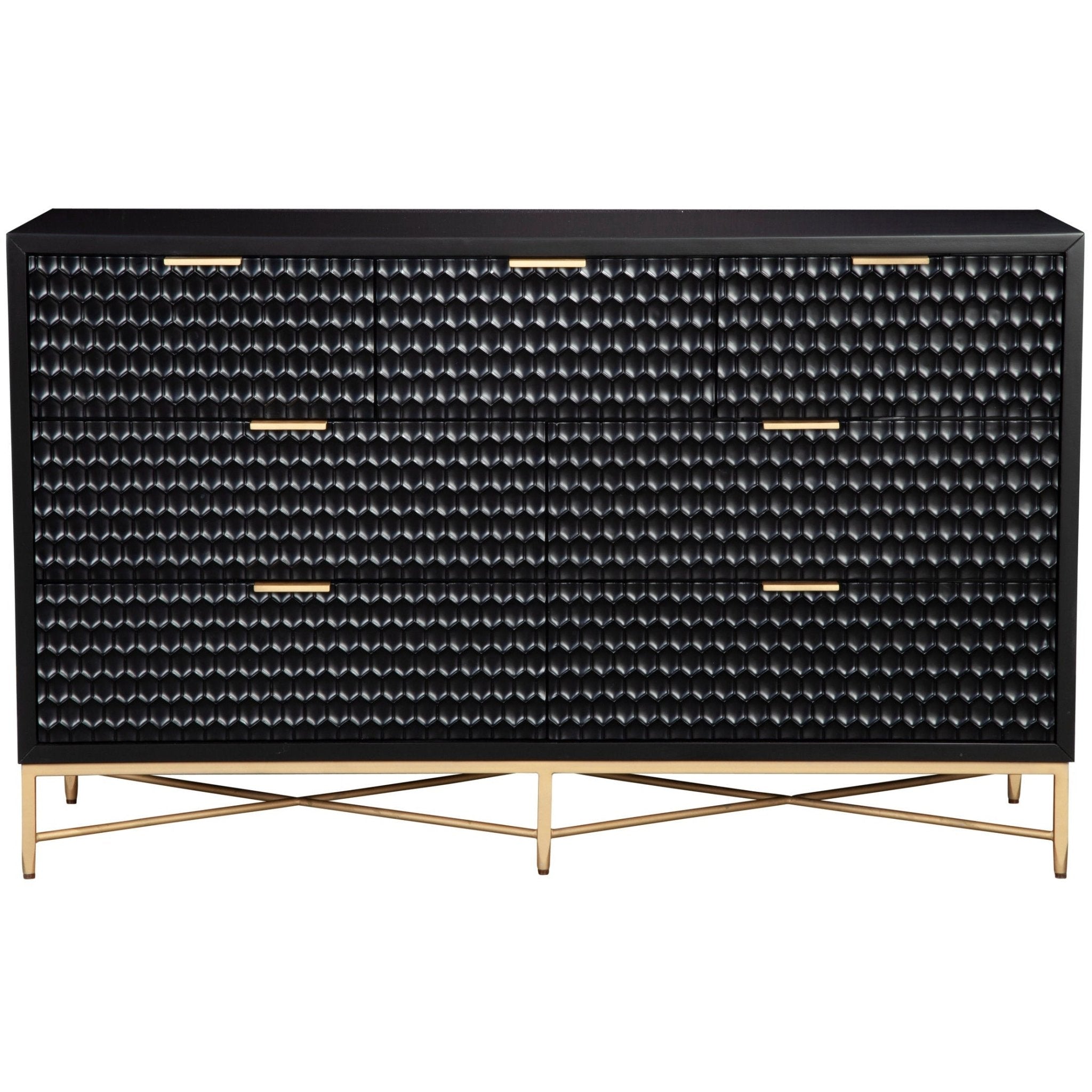 White Pearl 7-Drawer Dresser