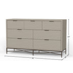 White Pearl 7-Drawer Dresser