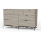 White Pearl 7-Drawer Dresser