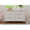 White Pearl 7-Drawer Dresser