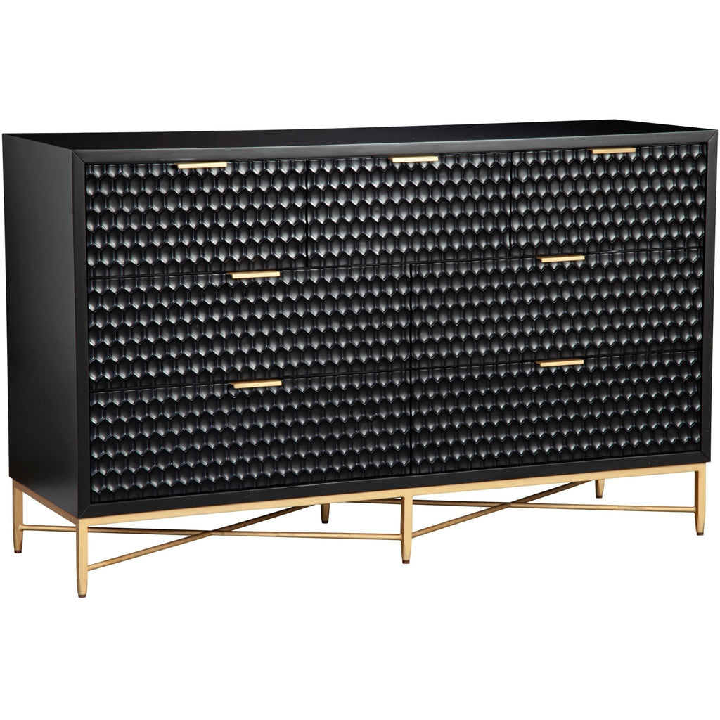White Pearl 7-Drawer Dresser