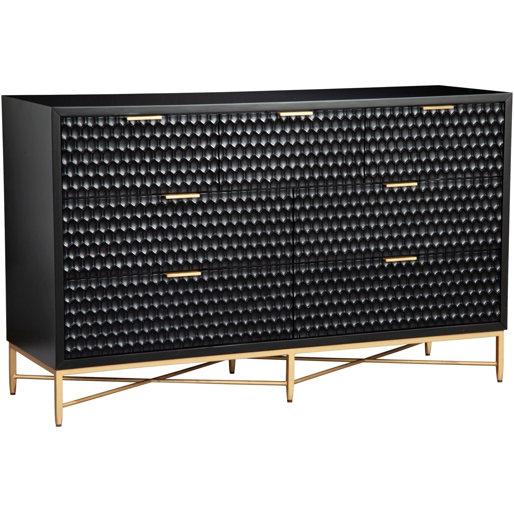 White Pearl 7-Drawer Dresser