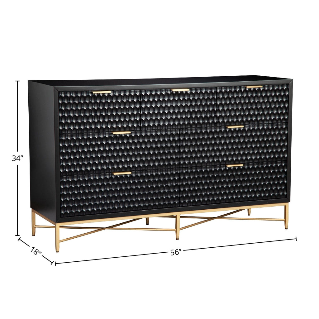 White Pearl 7-Drawer Dresser