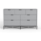 White Pearl 7-Drawer Dresser