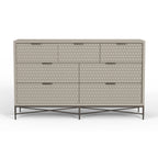 White Pearl 7-Drawer Dresser