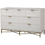 White Pearl 7-Drawer Dresser
