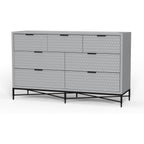 White Pearl 7-Drawer Dresser