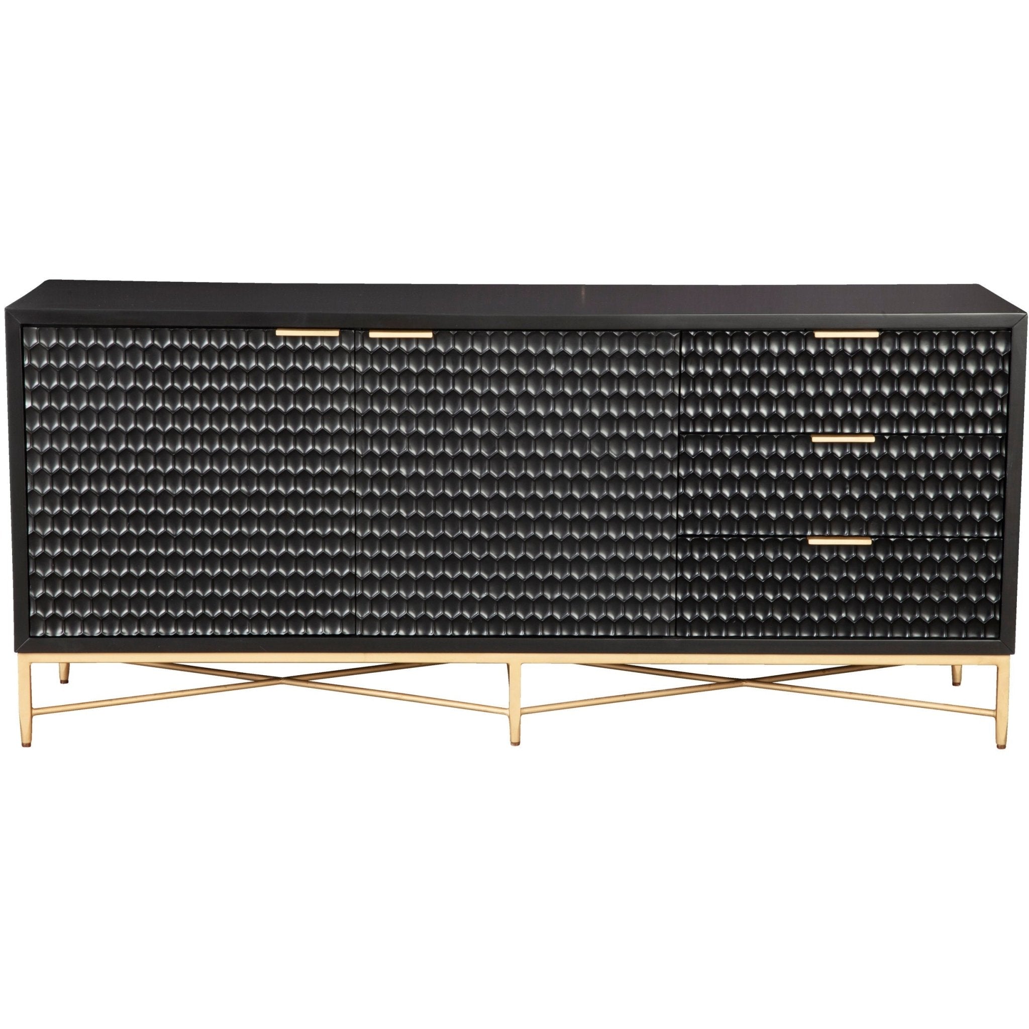White Pearl TV Console