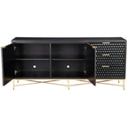 White Pearl TV Console