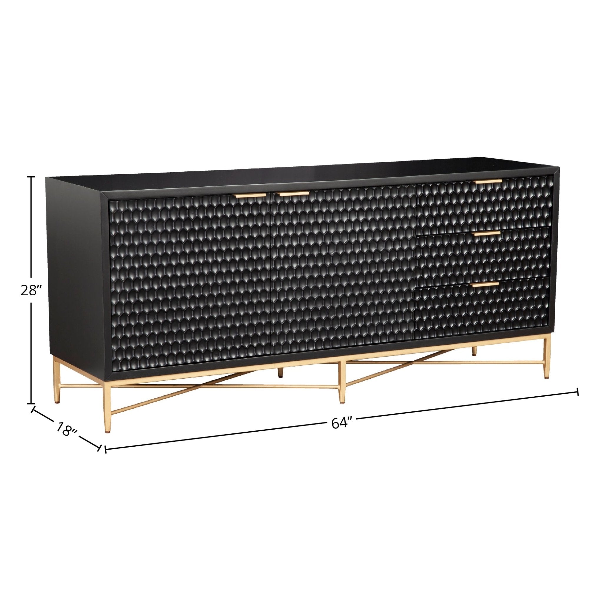 White Pearl TV Console