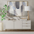 White Pearl TV Console