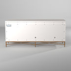 White Pearl TV Console